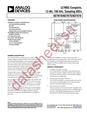 AD7870AJN datasheet  